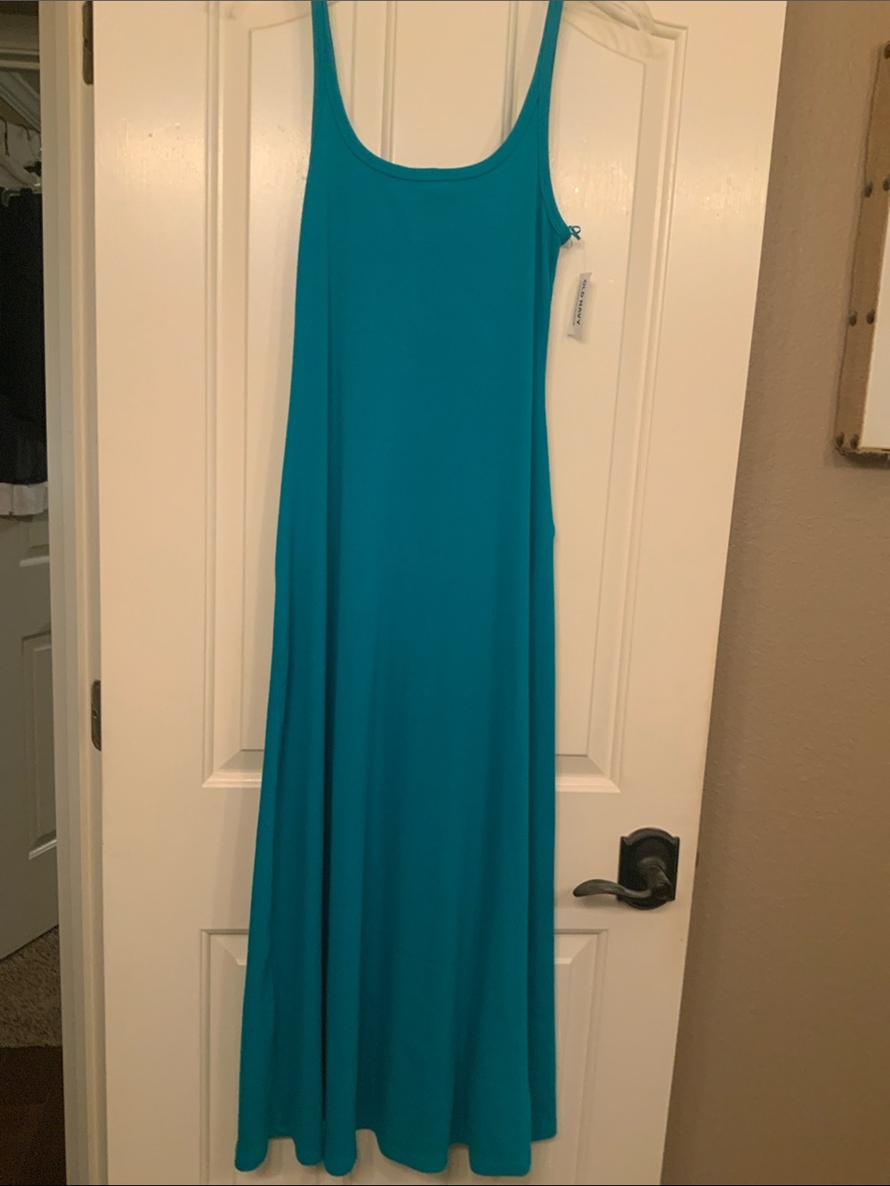 Women’s Old Navy Sleeveless A-Line Maxi Dress in Teal